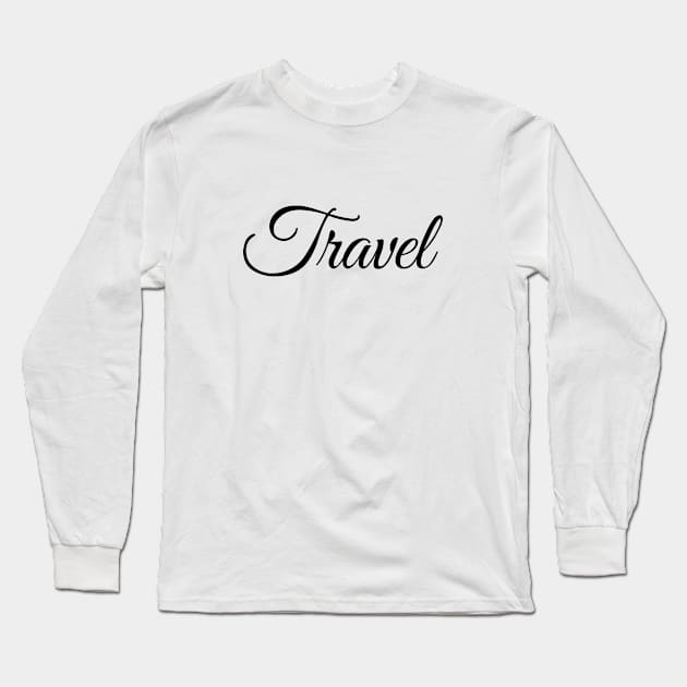 Travel Long Sleeve T-Shirt by Des